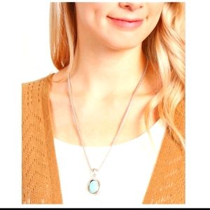 Crystal Avenue Faux Turquoise Necklace
